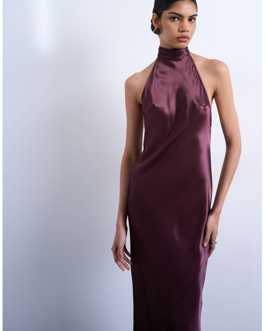 open lace back dress Taleah Lilac Cut Out Maxi Dress - US 16