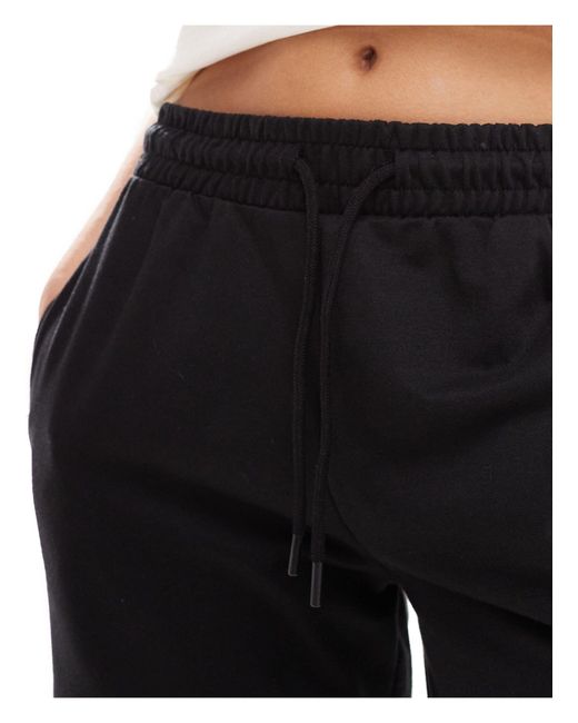 New Look Black – e jogginghose mit weitem bein