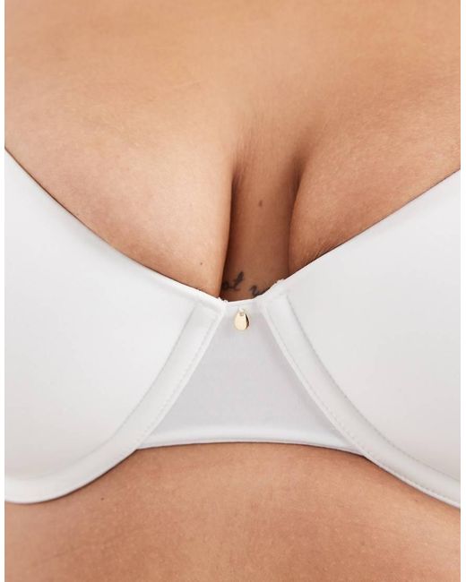 ASOS White Asos Design Curve Moulded T-Shirt Bra