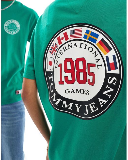 Tommy Hilfiger Green International Games Unisex T-shirt