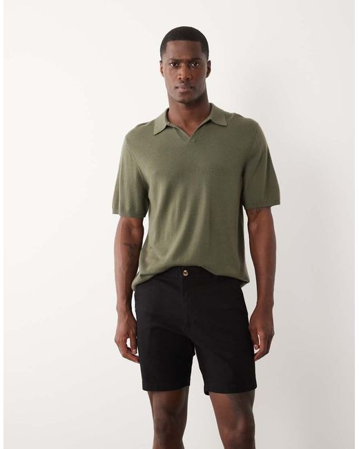 ASOS Natural Skinny Fit Chino Shorts for men