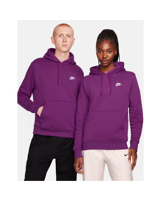 Nike Purple Club Unisex Hoodie