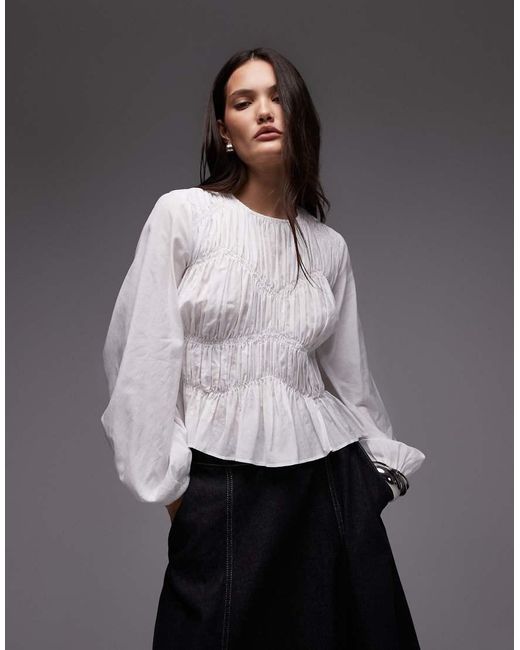AllSaints Gray Melani Top
