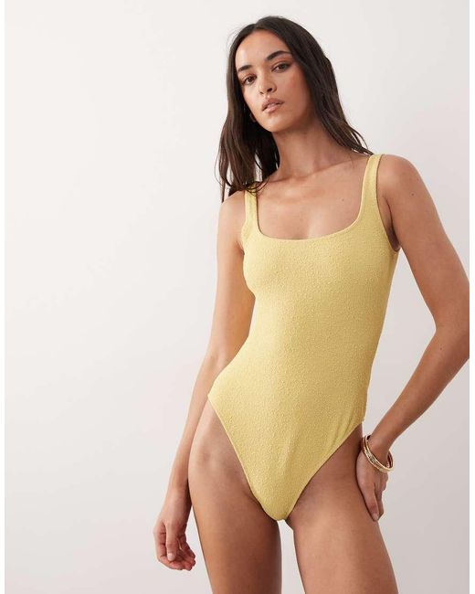 ARKET Natural Crinkle Swimsuit