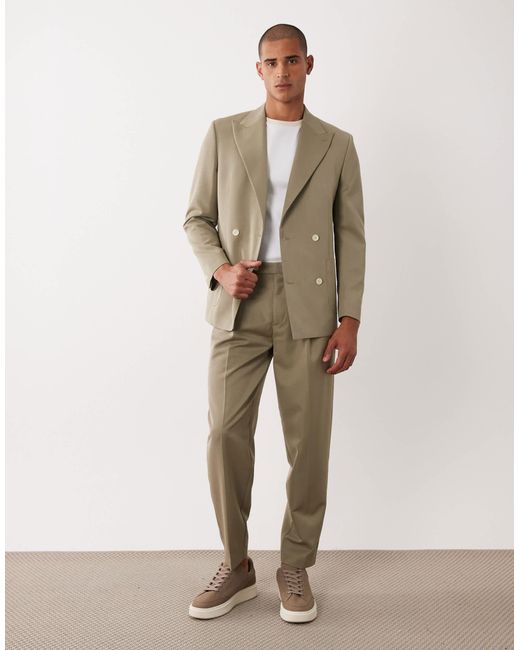 ASOS Natural Regular Suit Jacket for men