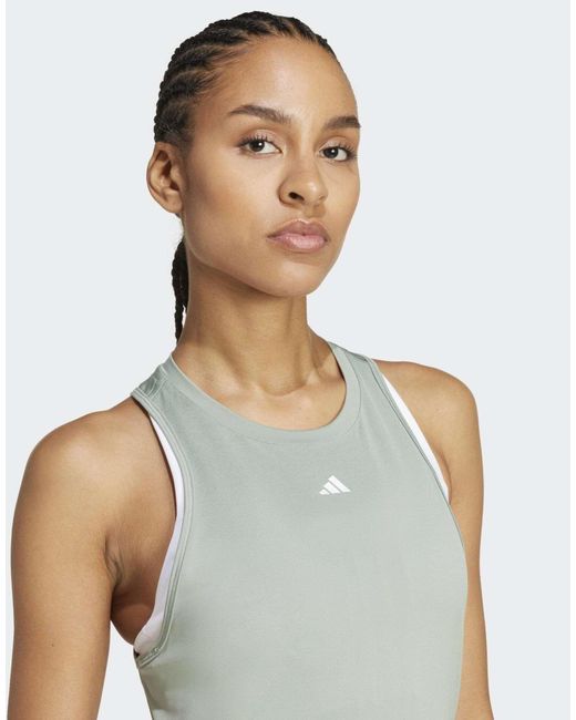 Adidas Originals White – designed for training – tanktop