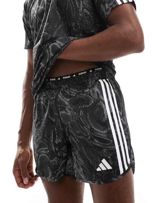Adidas Originals Black Adidas Running Own The Run Shorts for men