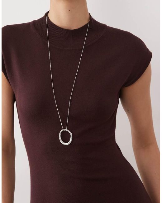 Mango Brown Sleeveless Maxi Dress