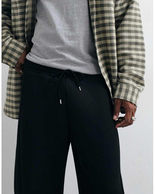 ASOS Gray Cocoon Fit Joggers With Displaced Seams for men