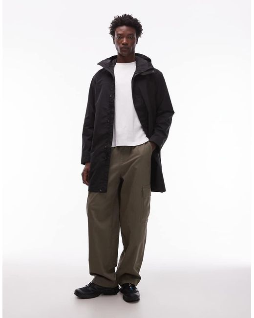 The North Face Blue Nukabira Rain Shell Parka Jacket for men