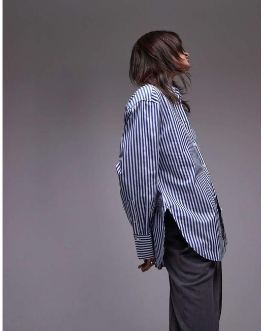 ARKET Blue Oversized Shirt