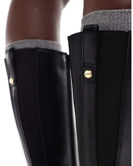 ALDO Black Wicoenitall Riding Boot