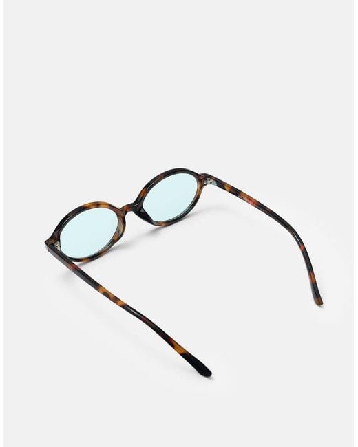 Pull&Bear Mini Zonnebril in het Blue
