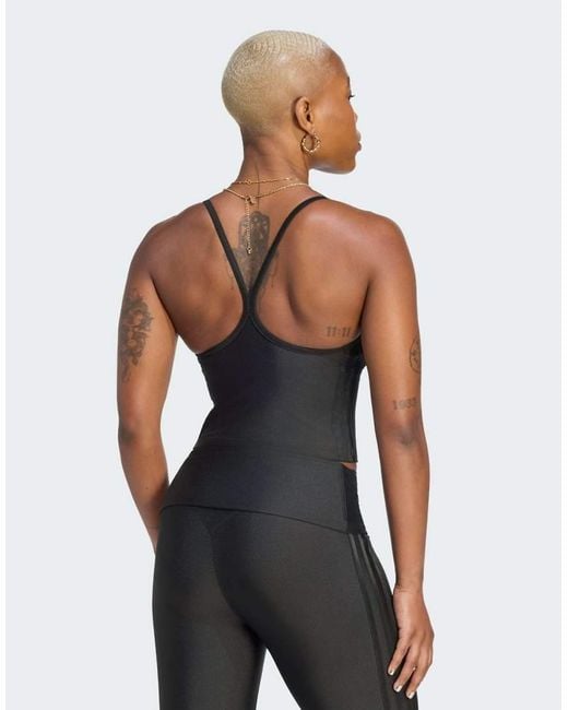 Adidas Originals Black Adidas Originals Sport Padded Tank Top