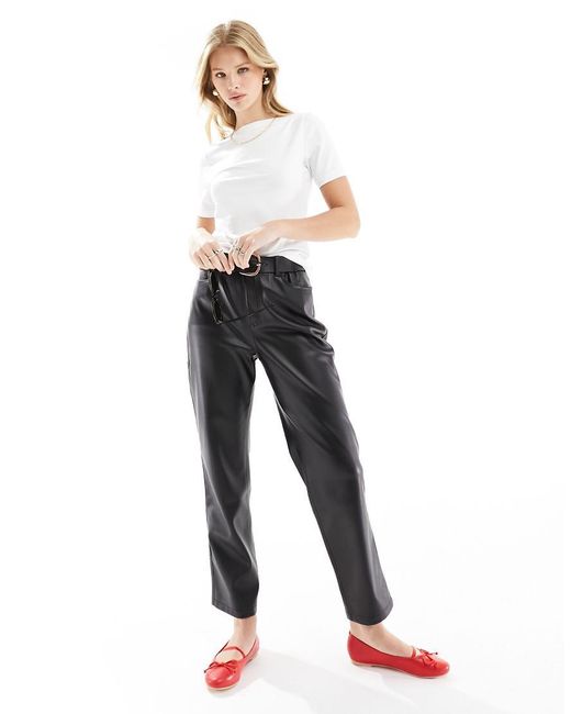 Vero Moda White Boat Neck Fitted T-shirt