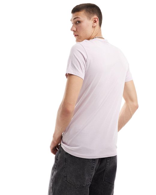 AllSaints Purple Tonic Short Sleeve Crew Neck T-shirt for men