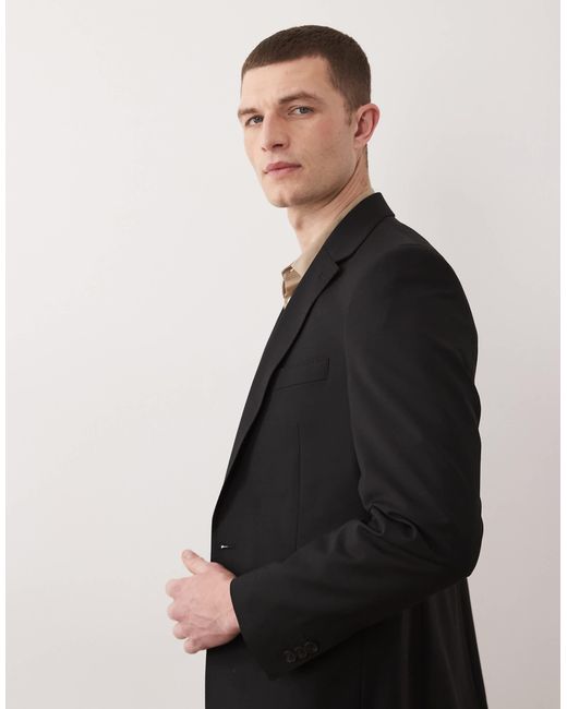 Blazer ASOS pour homme en coloris Black