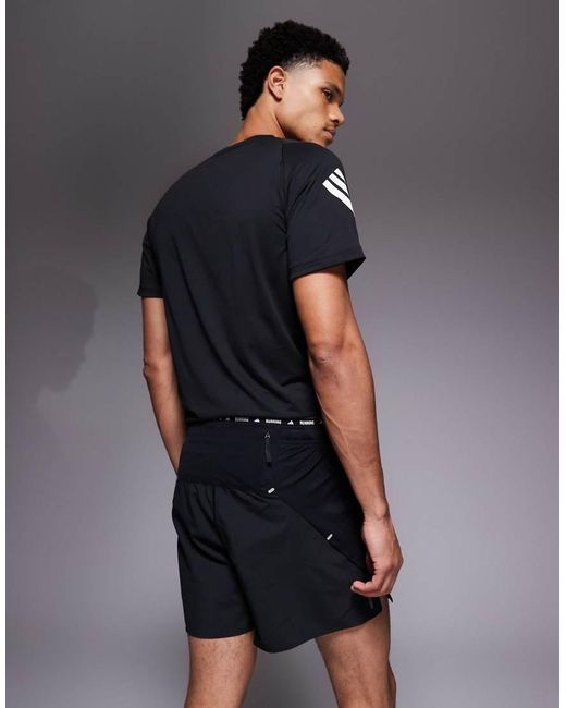 Adidas Originals Black Adidas Running Adi365 Shorts for men