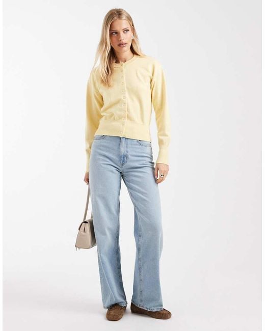 ONLY Blue Compact Knitted Cardigan