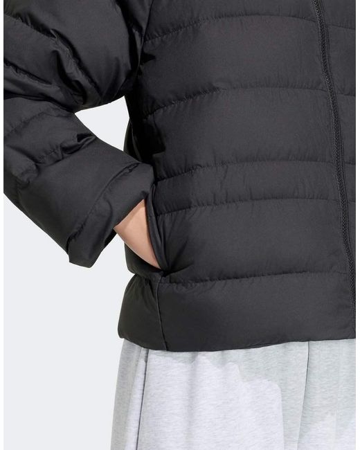 Adidas Originals Gray Essentials Packable Insulated Jacket