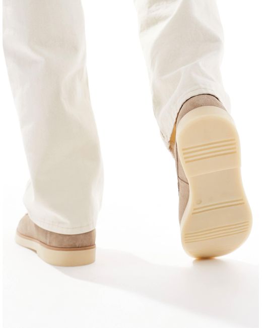 Schuh – riggs – loafer aus wildleder in Pink für Herren