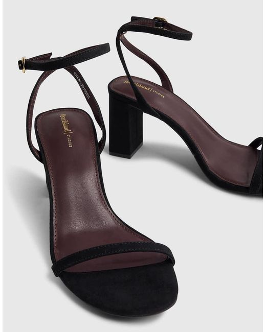 River Island White Barely There Heeled Sandals