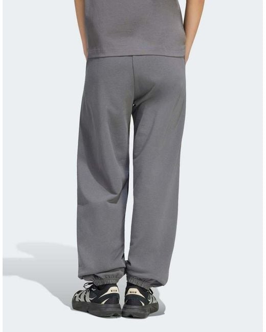 Adidas Originals Gray Adidas Kit Small Logo Loose Cuffed Pants