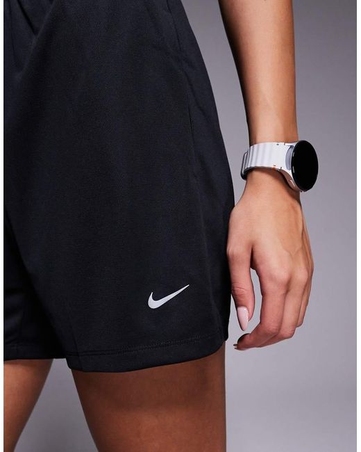 Nike White Attack Dri-Fit 5 Inch Shorts