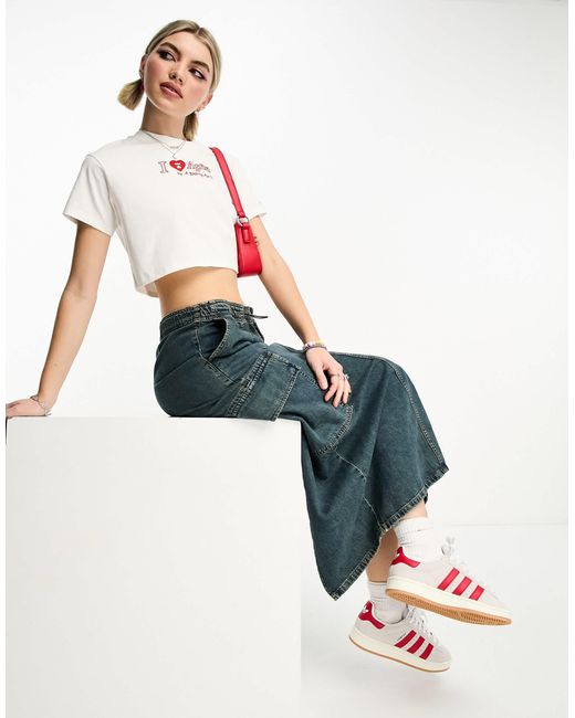 Aape By A Bathing Ape White Aape by a bathing ape – kurz geschnittenes oberteil