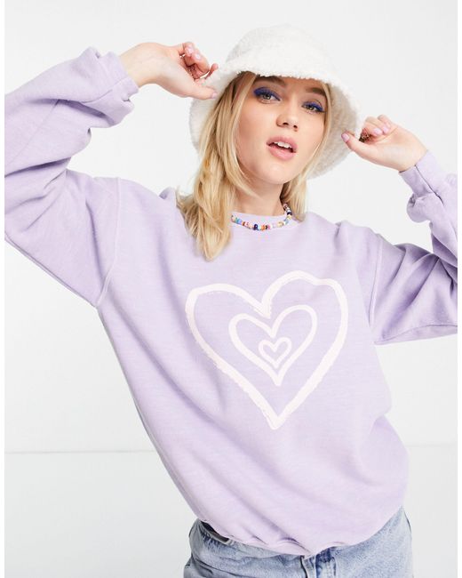 Miss Selfridge Purple – sweatshirt