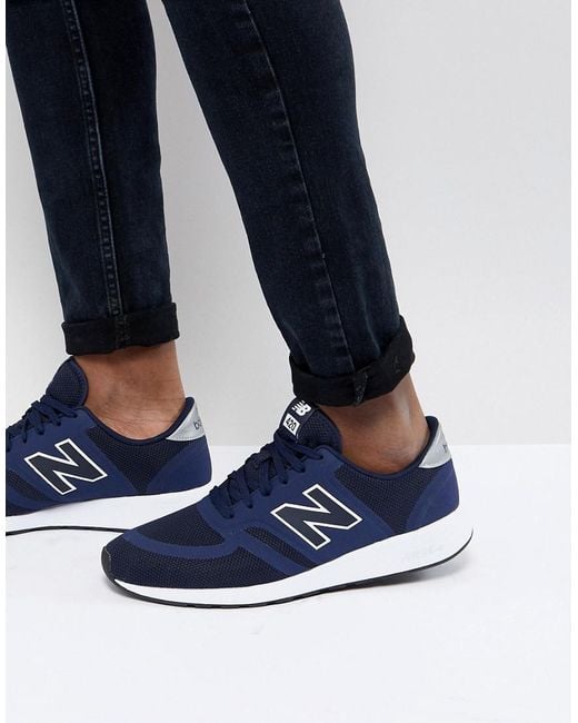 new balance 420 blue trainers