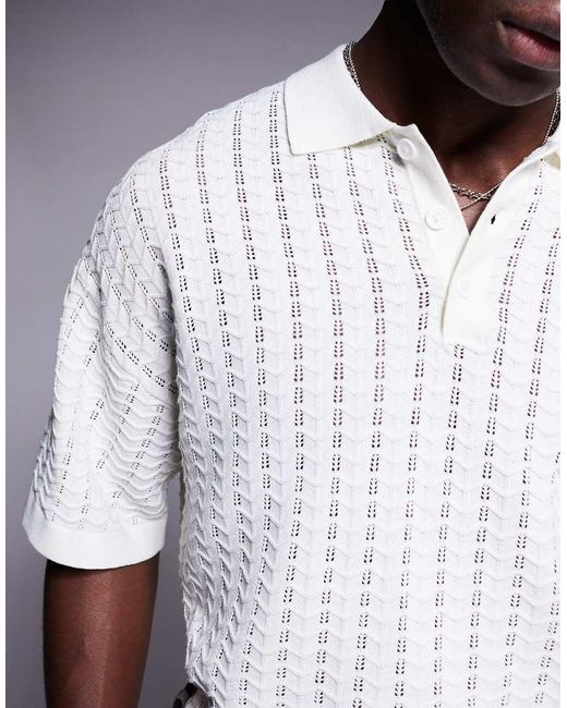 Polo di ADPT in White da Uomo