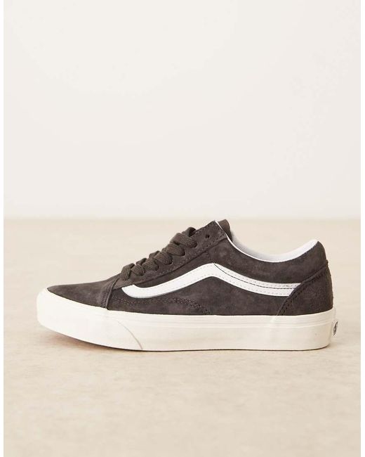 Vans Blue Old Skool Pig Suede Trainers