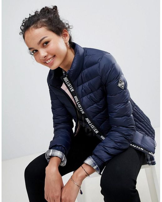 hollister quilted jacket