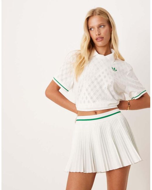 Adidas Originals Natural Grand Slam Tennis Skirt