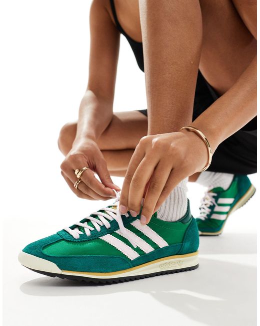 Adidas Originals Green Sl 72 Og Trainers