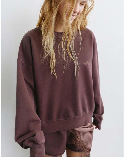 Pull&Bear Stwd in het Brown