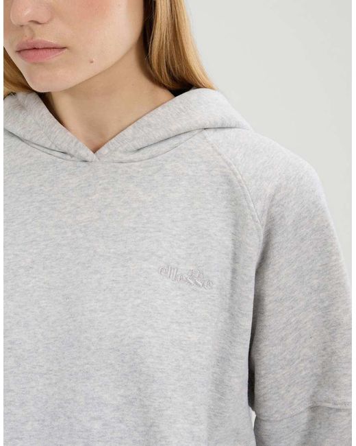 Ellesse White Liscia Oh Hoodie