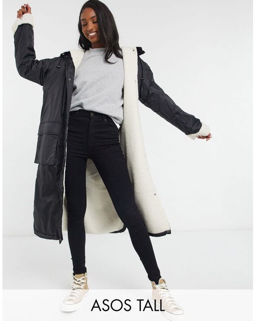 ASOS Fleece Asos Design Tall Teddy 