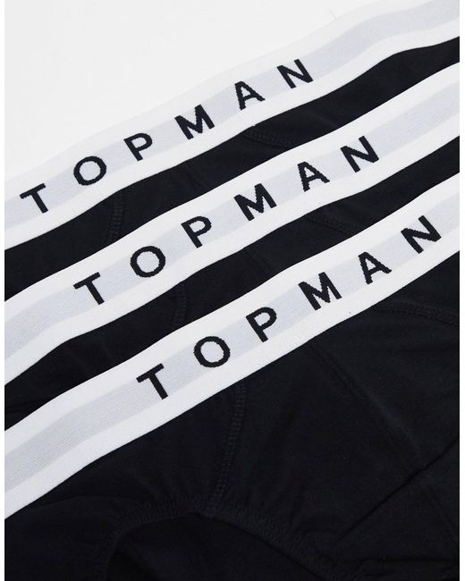 Topman – 3er-pack slips in Blue für Herren