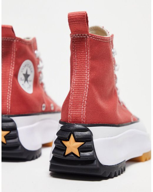 Converse Run Star Hike - Hoge Sneakers in het Red