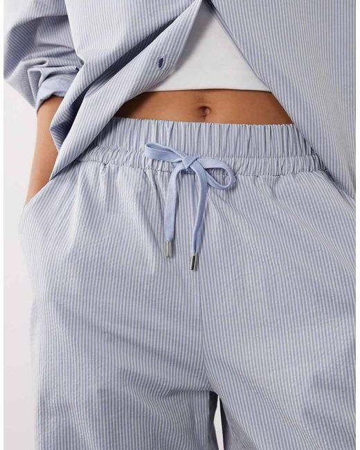 Sweaty Betty Gray Summer Stripe Regular Trouser