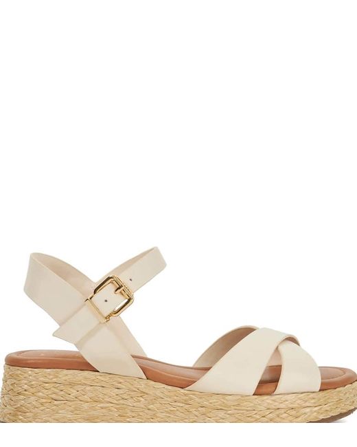 Dune Natural Wide Fit Littleton