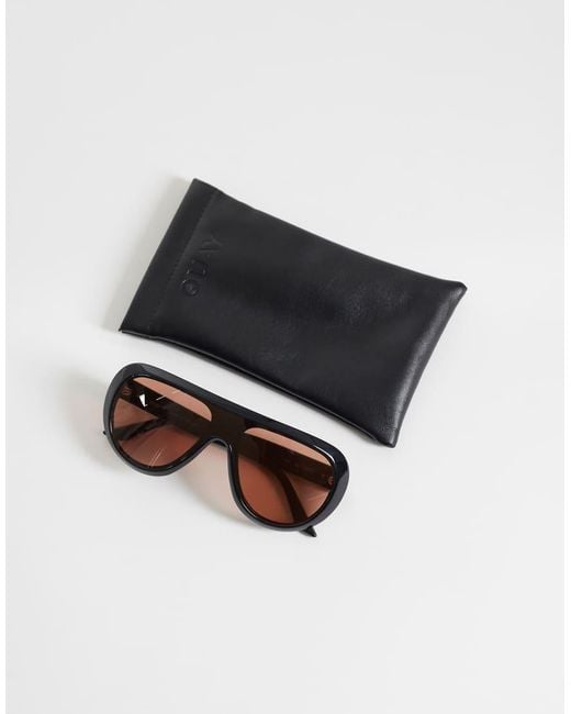 Quay Natural Quay Set List Sheild Sunglasses