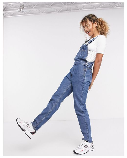Dr. Denim Darcy Dungaree in Blue | Lyst