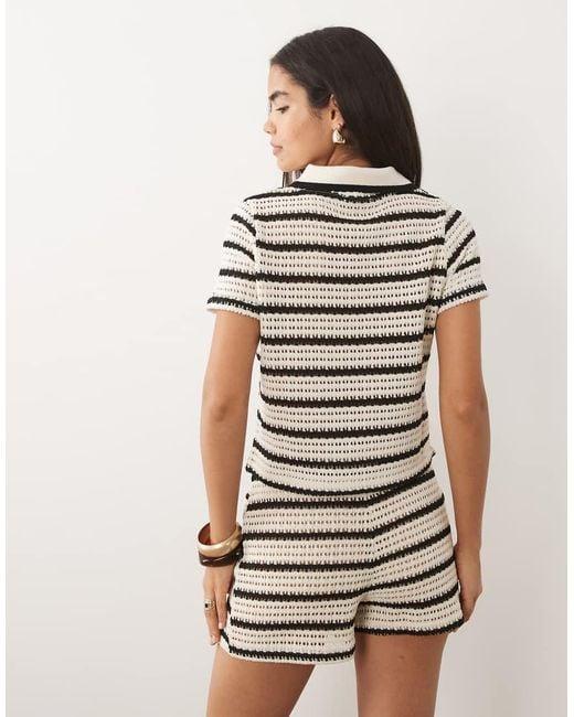 Mango Brown Miffy Knitted Poloshirt Co-Ord