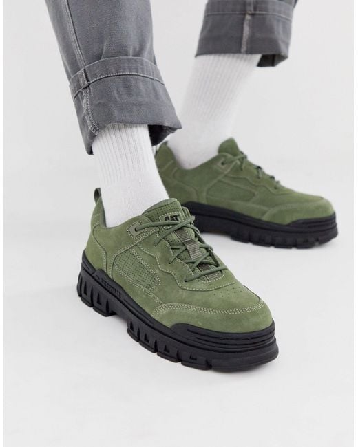 Caterpillar Green Exalt Platform Sneaker for men