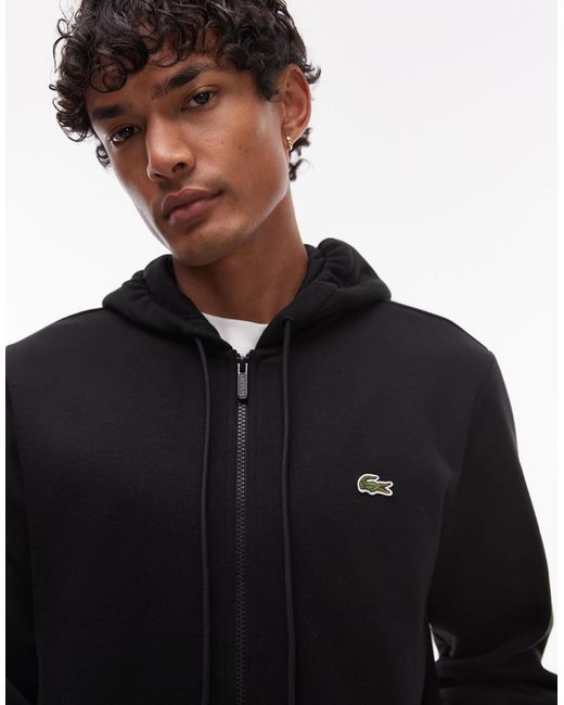 Lacoste – kapuzenjacke in Black für Herren