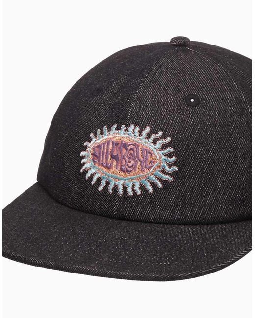 Billabong Purple Denim Strapback Cap for men