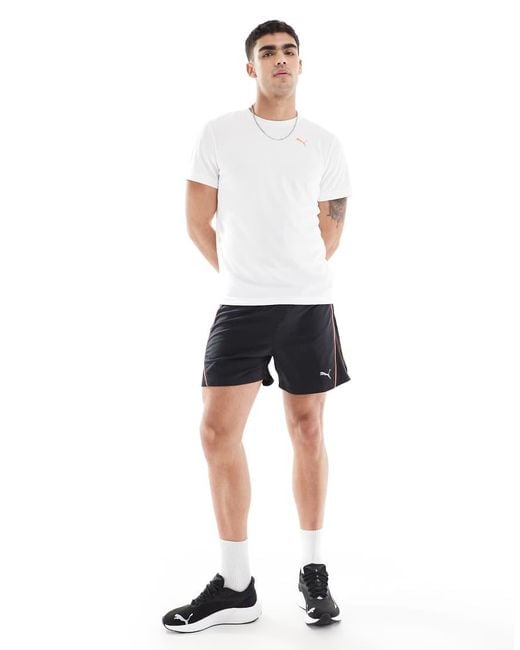 PUMA White 'faster' Graphic T-shirt for men